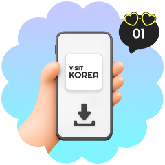 Download VISITKOREA app